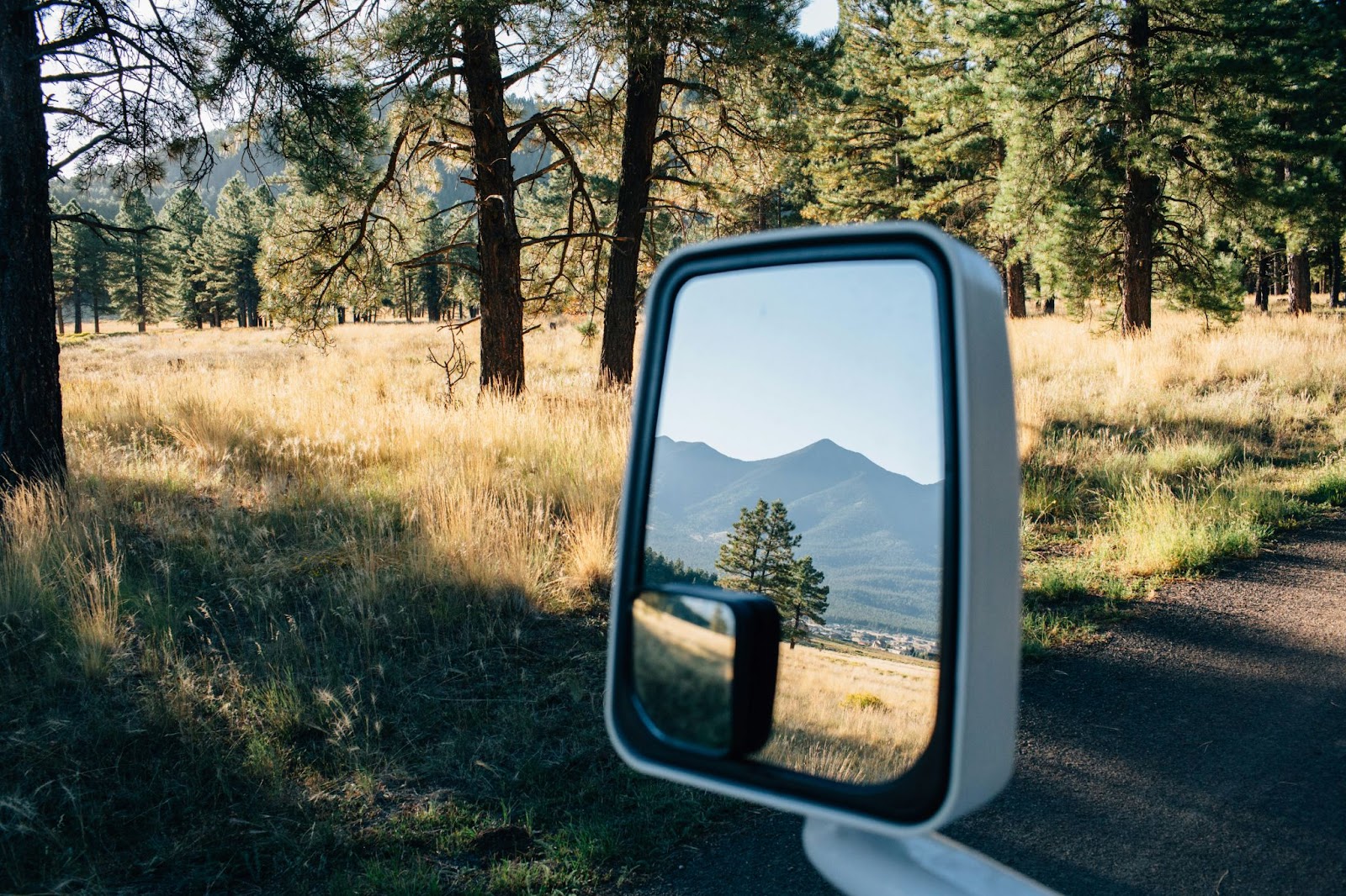 Camper van mirror