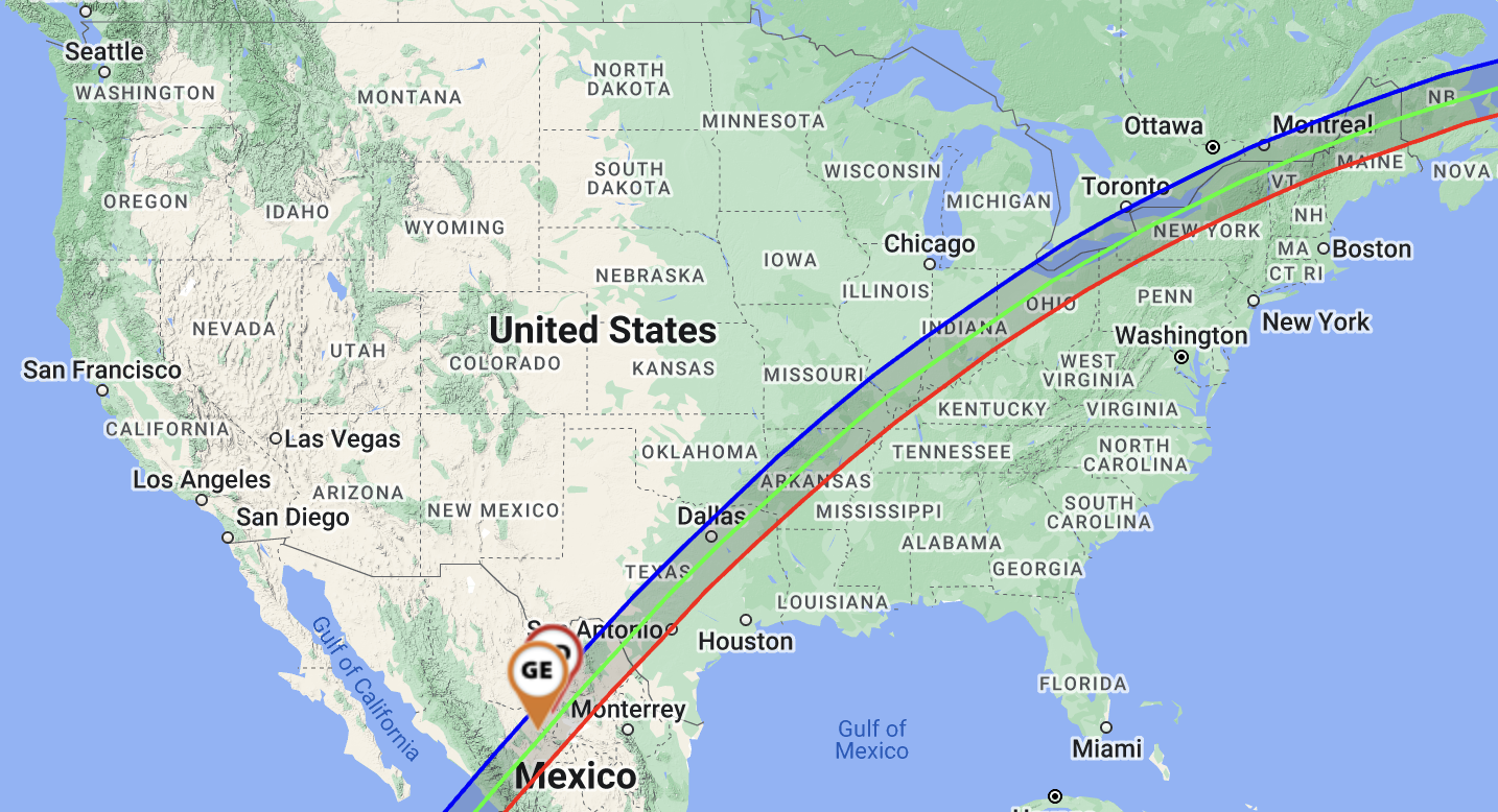 Solar Eclipse Map